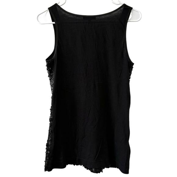 Express Black Sequin Tank Top – Size Small - Picture 3 of 4